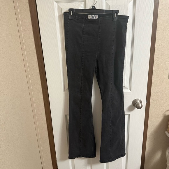 We The Free Black Wide Leg Pants Sz 30